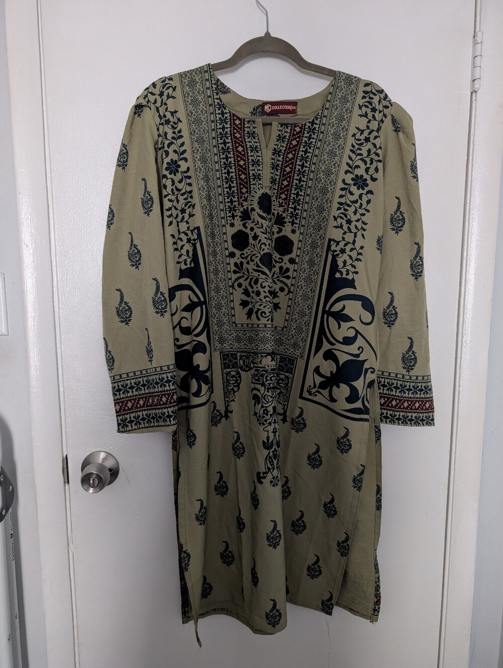 Green Paisley Salwar Kameez